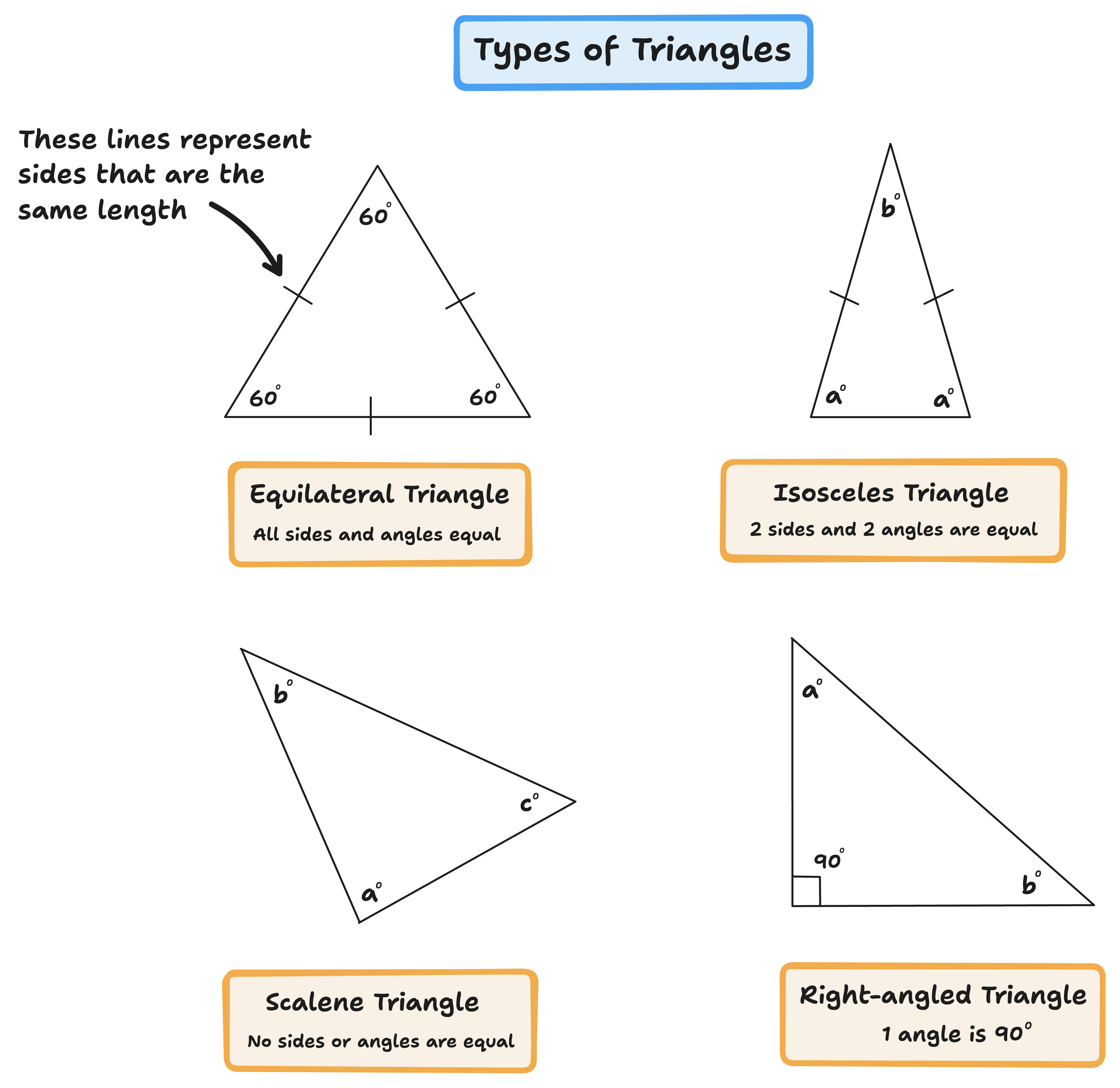 types of triangles