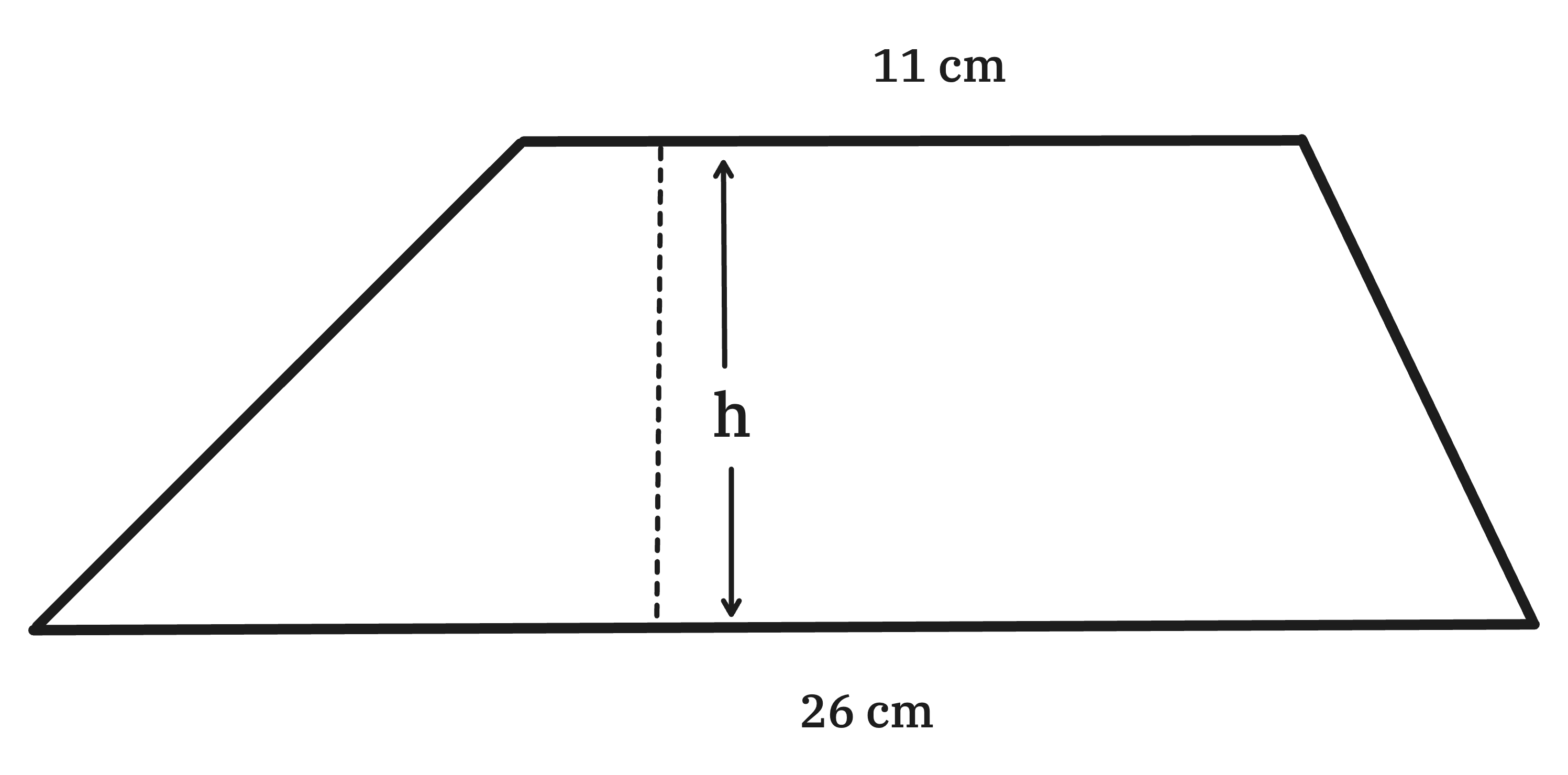 diagram of trapezium for example question