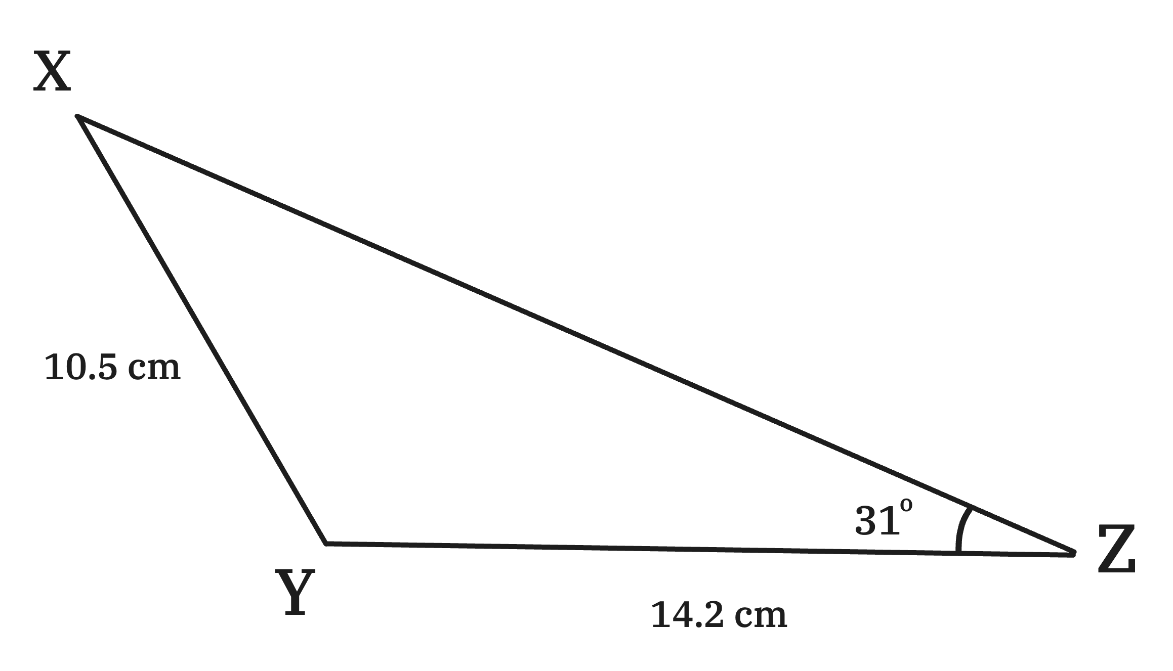 diagram of triangle for example question