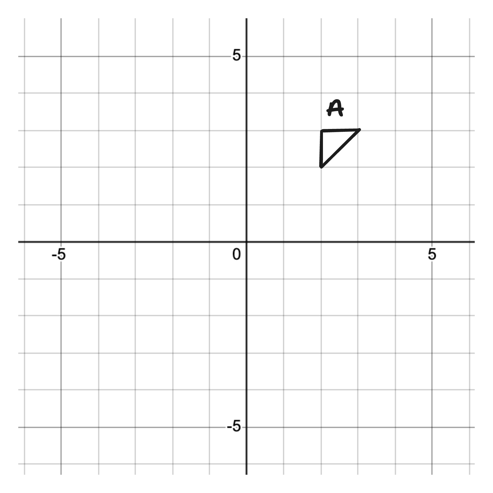 diagram of triangle A 
