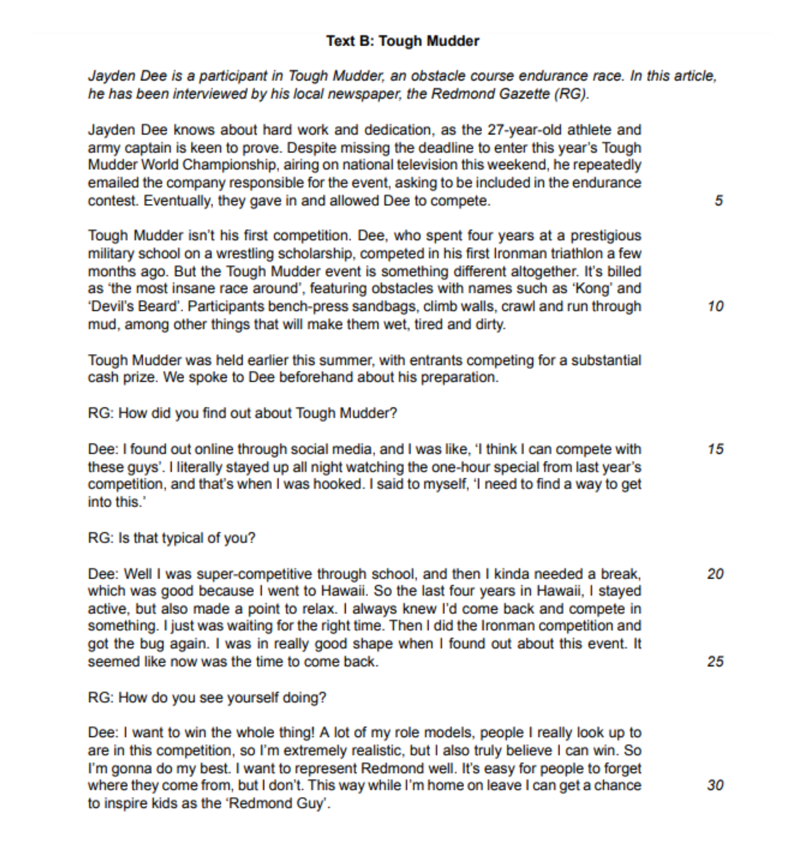 Text B from June 2022 paper