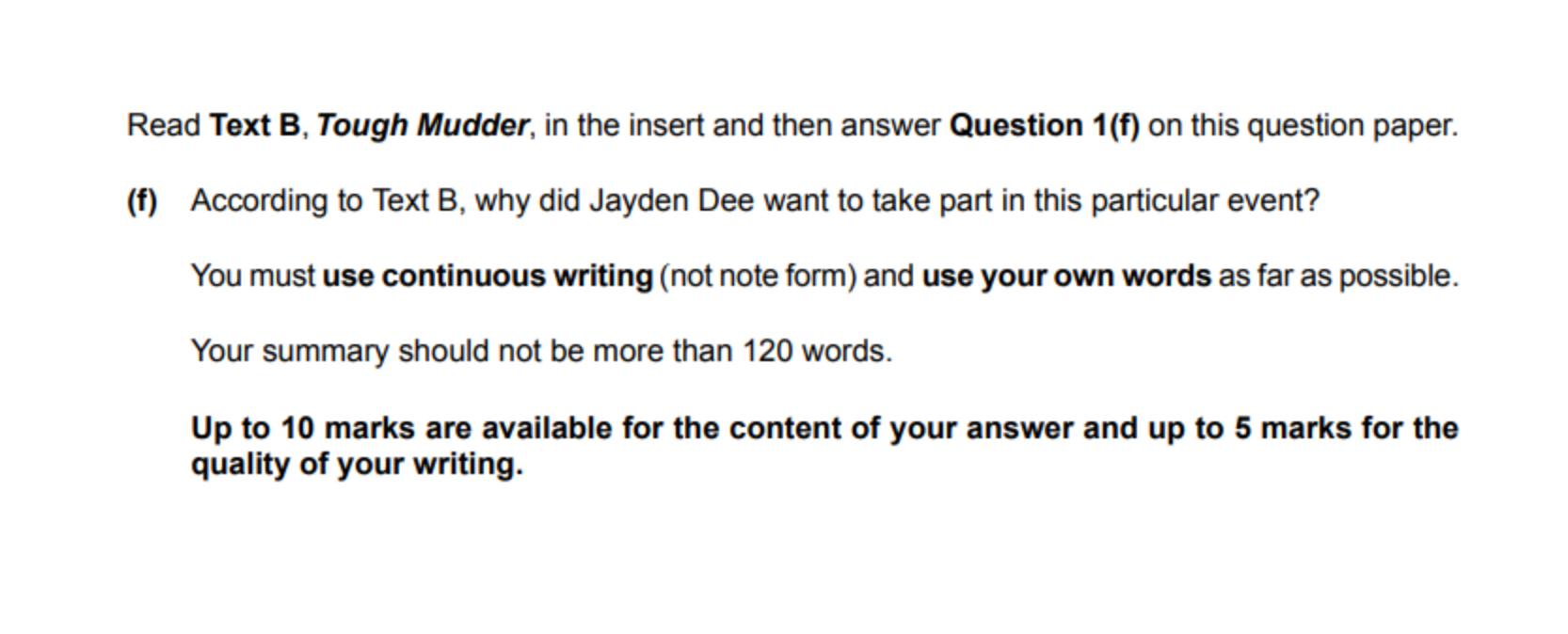 Question 1f from June 2022 past paper